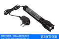 Solar Flashlight Metal Portable Led Outdoor
