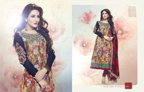 Cotton Designer Dresses in Stright