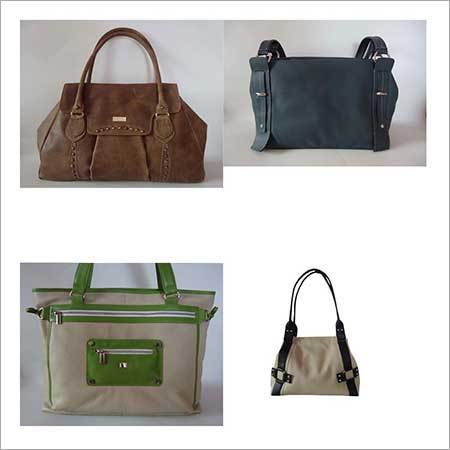 Brown & Black White Ladies Office Bags