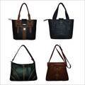 Black Leather Ladies Bags