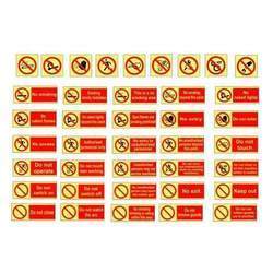 Prohibition Signs