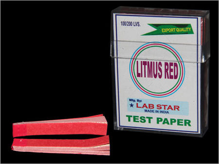 Litmus Red Paper Strips