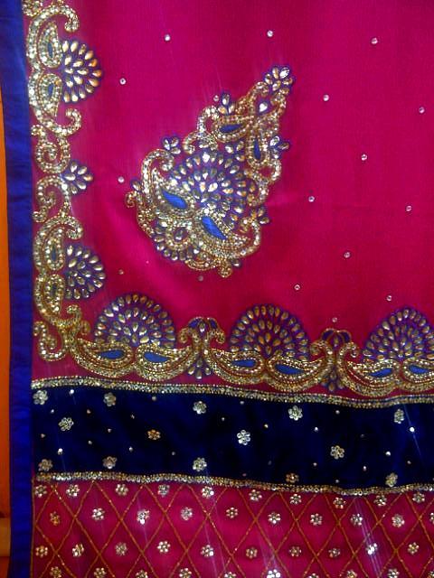 Zari Work Saree