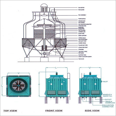 Counterflow Cooling Tower