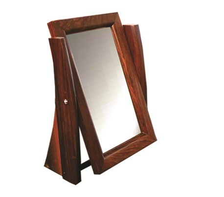 Rose Wood Optical Counter Mirror