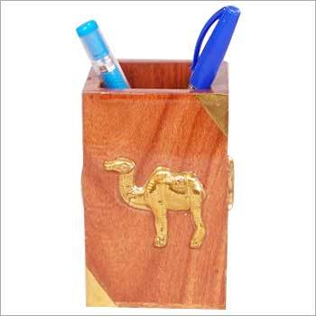 Wooden Pen Stand