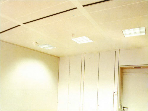 Lay In Plank Ceiling - Mineral Fiber 600x600 mm Off-White, Square Edge | Easy Install, Durable, Fire Rated Class A