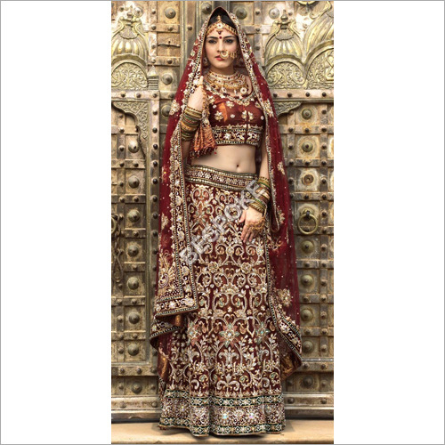 Maroon Lehenga Choli