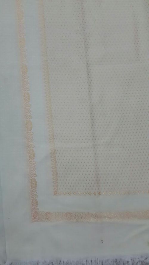 White Golden Shawl
