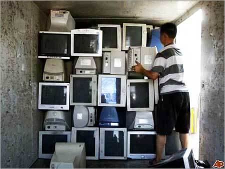 Computer Monitor Scraps - Mixed Plastics & Glass , Cost-effective, Durable, Easy Repair, Less Damage, Recyclable