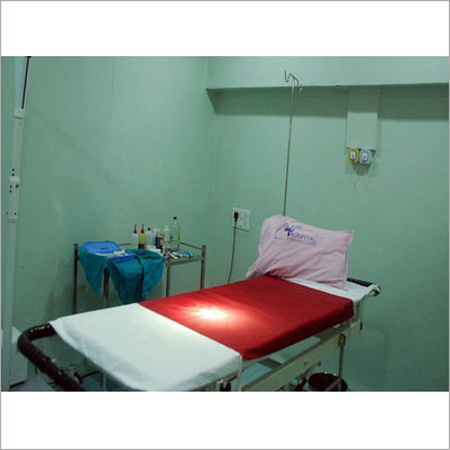 Red Hospital Wall Covering