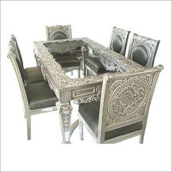 Silver Dining Room Furniture By BRB ARTS & JEWELS PVT. LTD.