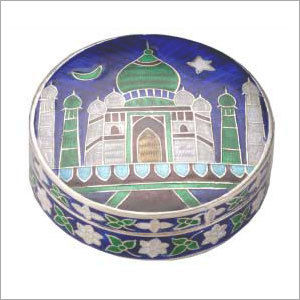 Antique Silver Enamel