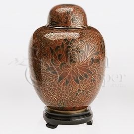 Amber Cloisonn Cremation Urn