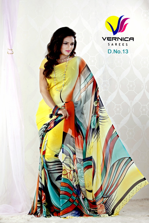 New Style Print Saree