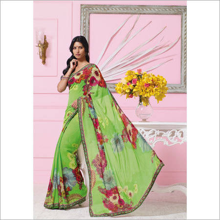 Trendy Printed Sarees