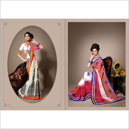 Custom Print Sarees