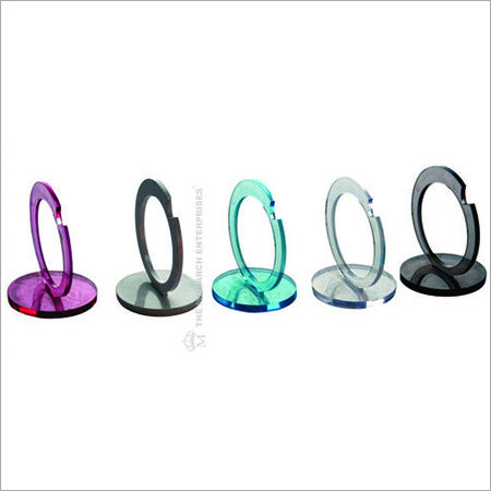 Elegant Acrylic Ring Display Stand Set of 5 Rings