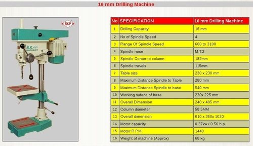 Metal Automatic Drill Machine