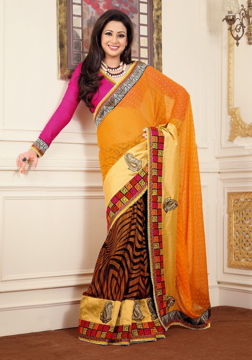 BOLLYWOOD DESIGNER SAREES WITH BLOUSE