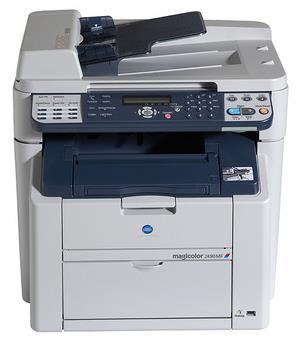 Used Copier Minolta Mc 2490 - 2400x600 Dpi, 5 Ppm Color Speed | Print, Copy, Scan, Fax, Pc Fax, Photo Print