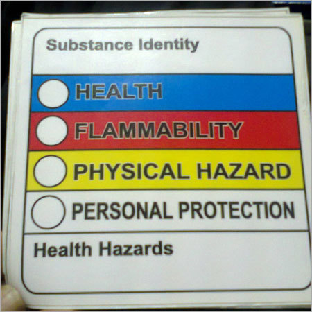 Substance Identity Sticker Substance Identity Sticker
