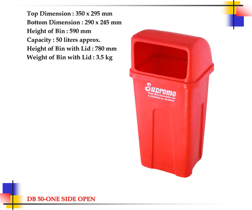 One Side Open Dustbin