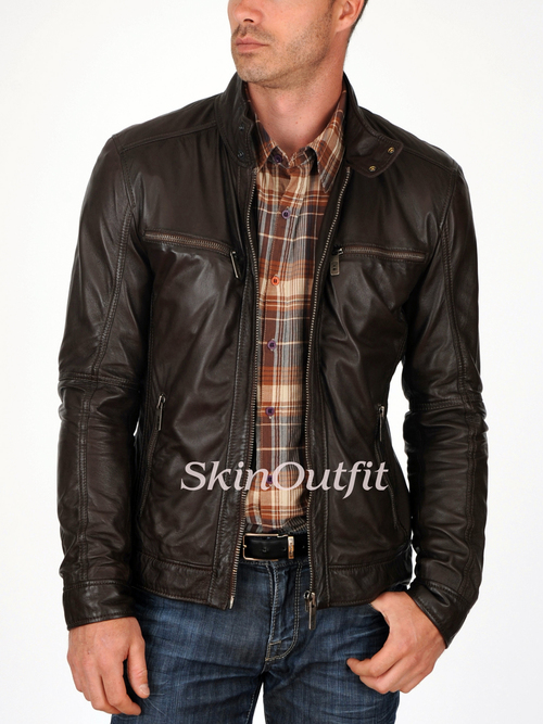Leather motorbike jackets