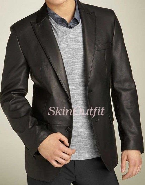 Fancy Leather Blazer