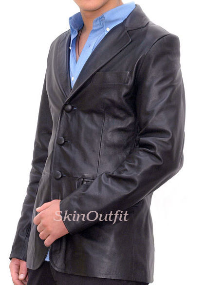 Stylish Leather Blazer for Men