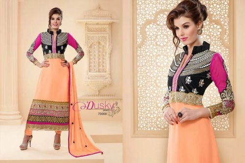 Unstiched Suits On Georgette