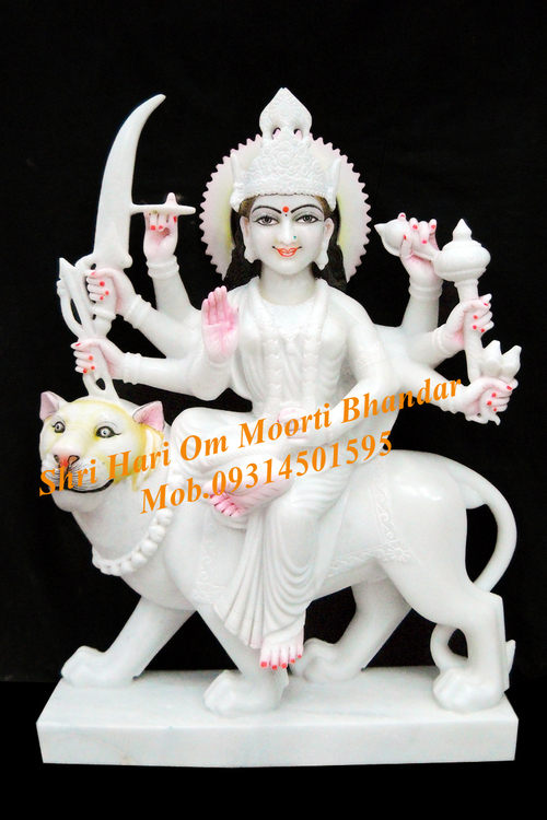 Marble Durga Statue