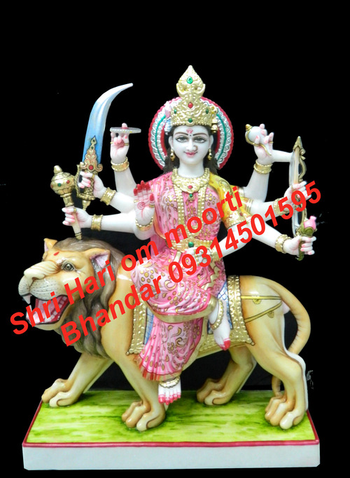 Marble Durga Statue