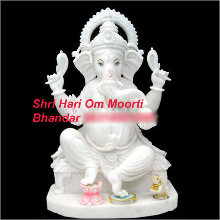 Durable Marble Ganesh Idol