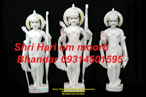 White Marble Ramdarbar Statue