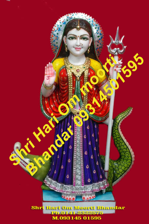 Marble Durga Statue