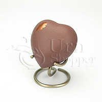Brown Nature Oak Heart Keepsake Urn
