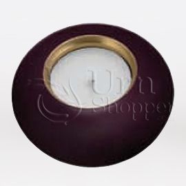 Royal Purple Round Votive Candle