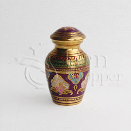 Antiqua II Brass Token Cremation Urn