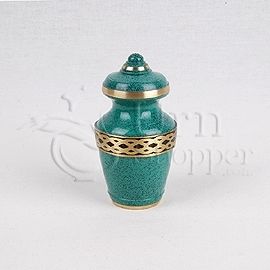 Arcadia II Brass Token Cremation Urn