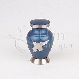 Aria Ascending Doves Brass Token Cremation Urn