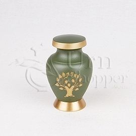 Aria Tree of Life Brass Token Cremation Urn