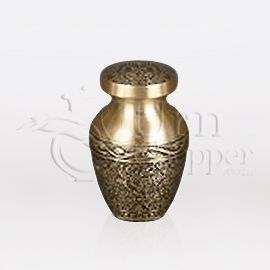 Aristocrat II Brass Token Cremation Urn