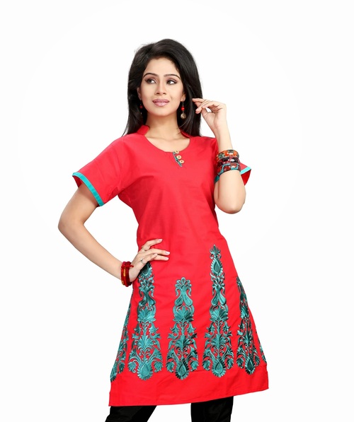 COTTON LIGHT EMBROIDERED KURTI