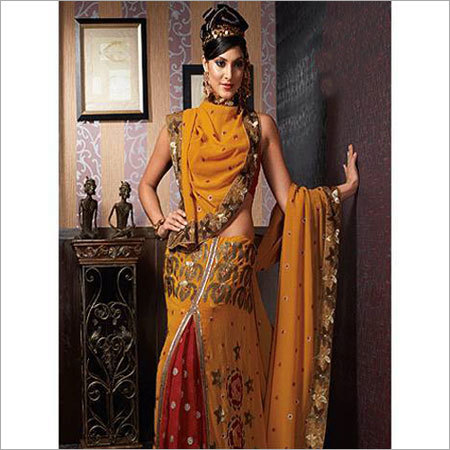 Heavy Embroidered Saree