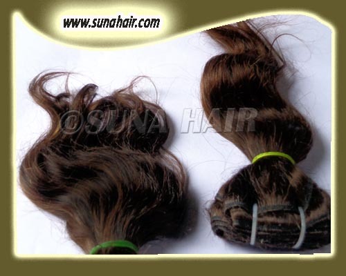 Machine weft indian silky curly remy attractive sizes virgin human hair extension
