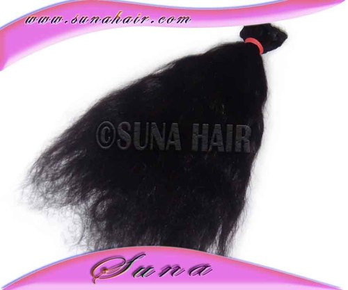 Smooth feeling silky curly natural mangolian full cuticle malaysian human hair extension
