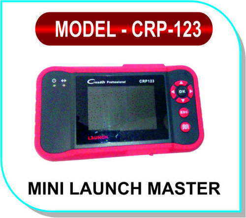 Mini Launch Master - 3.5 TFT Color Display, Supports All 10 OBD II Tests, Advanced Multi-Functional Code Reader with Data Recording and Graphing Features