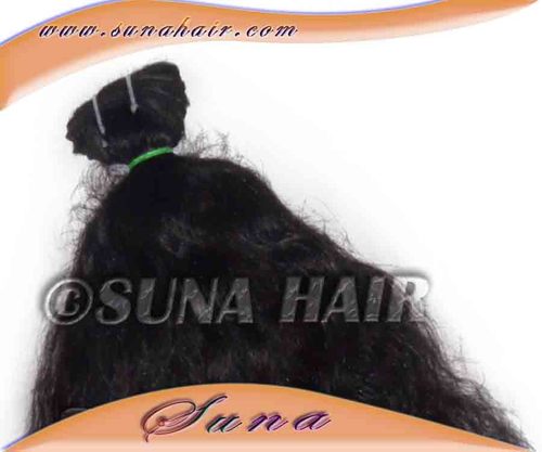 Wholesale silky curly natural peruvian virgin human hair weft
