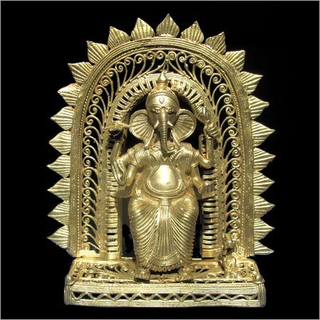Ganesha Brass Statue